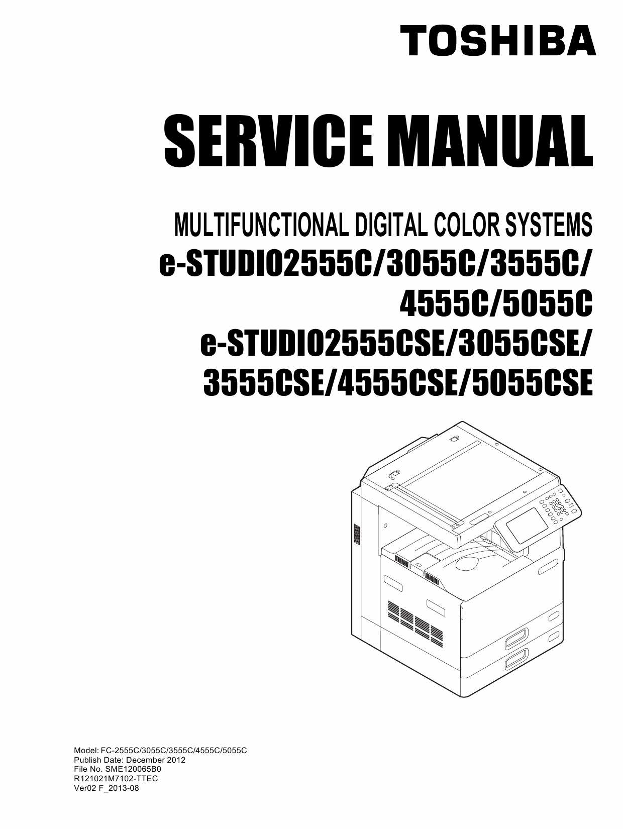 TOSHIBA e-STUDIO 2555C 3055C 3555C 4555C 5055C CSE Service Manual-1